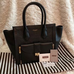 Henri Bendel Black Rivington Tote Hand Bag